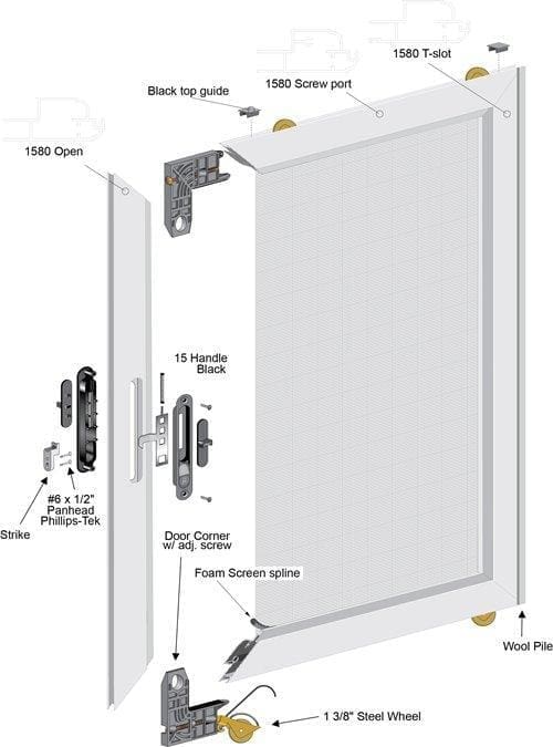 Heavy Duty Screen with Inset Handle